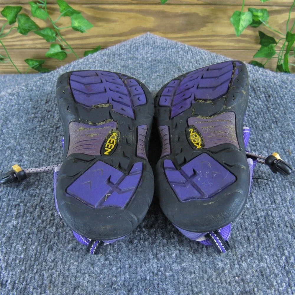 KEEN Gladiator Newport Girl Y‎ 2 Medium Sandal Purple Synthetic Drawstring